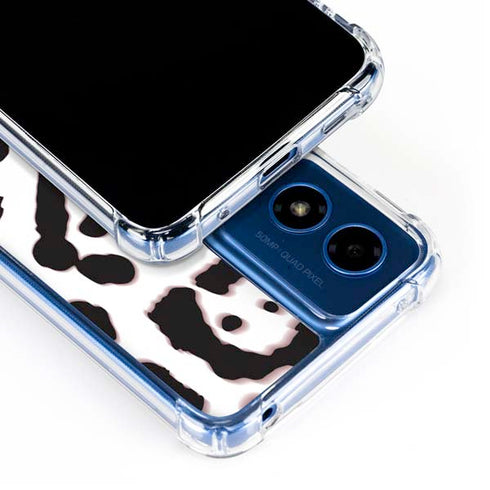 B&W Leopard Moto G 5G (2024) Clear Case